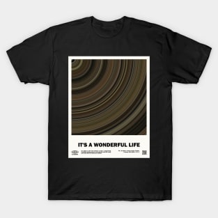 minimal_It's a Wonderful Life Abstract Circular Movie T-Shirt